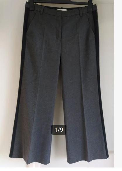 NIEUW!! Anna van Toor grijze wideleg   VAN 150 VOOR 20 EURO!, Kleding | Dames, Broeken en Pantalons, Nieuw, Maat 38/40 (M), Grijs
