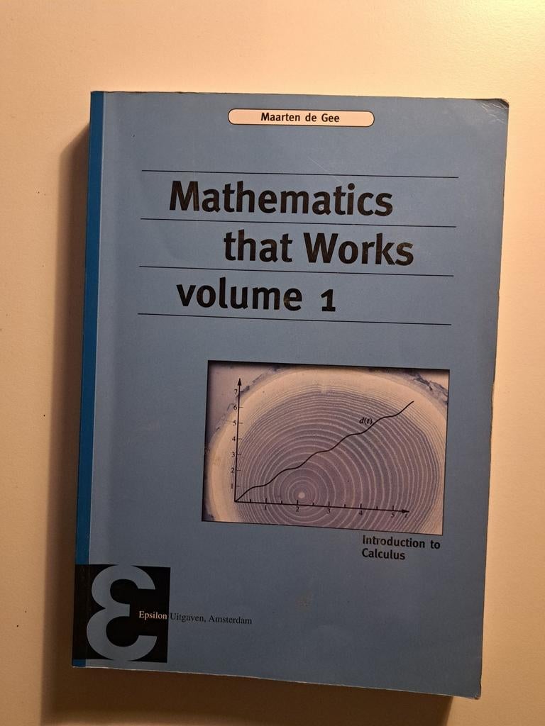 Mathematics that Works, deel 1 - WUR, Boeken, Studieboeken en Cursussen, Zo goed als nieuw, WO, Beta, Ophalen of Verzenden