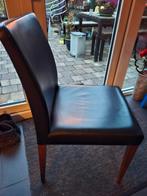 POLTRONA FRAU, 5 eetkamerstoelen stoel LIZ, Huis en Inrichting, Ophalen, Gebruikt, Zwart, Vijf, Zes of meer stoelen