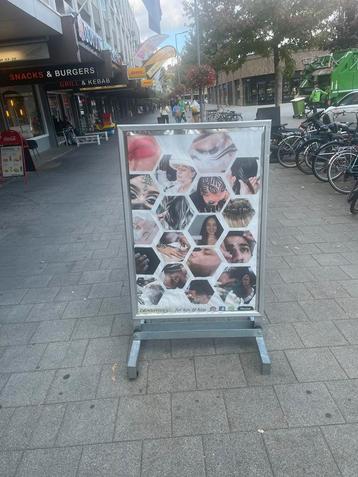 Reclame klap bord voor winkel,maat A0 poster. beschikbaar voor biedingen