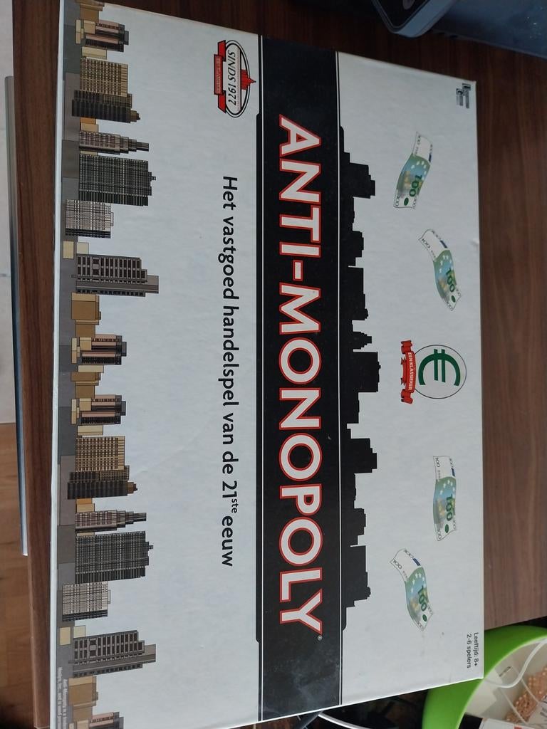 Anti-Monopoly Bordspel, Hobby en Vrije tijd, Gezelschapsspellen | Bordspellen, Een of twee spelers, Ophalen of Verzenden, Zo goed als nieuw