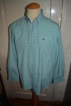 State of Art, ruim petrol blauw/groen ruit overhemd, mt XL, Blauw, State of art, Ophalen of Verzenden, Zo goed als nieuw