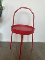 Red IKEA Burvik side table, Ophalen, Minder dan 50 cm, Zo goed als nieuw, 25 tot 50 cm
