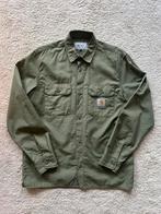 Carhartt WIP L/S Field Shirt – Dollar Green – M, Carhartt, Gedragen, Groen, Halswijdte 39/40 (M)