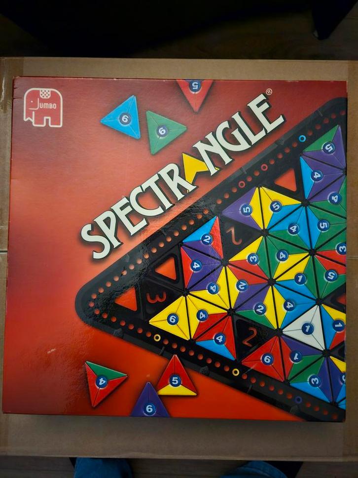 Spectrangle Bordspel - Puzzelplezier!, Hobby en Vrije tijd, Gezelschapsspellen | Bordspellen, Zo goed als nieuw, Een of twee spelers