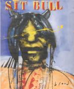 HERMAN BROOD Reproductie SIT BULL, Ophalen of Verzenden