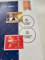 FXDC postzegelvel W-Alexander Kralendijk/Dordrecht 2015, Ophalen of Verzenden, Na 1940, Gestempeld