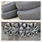 Winterbanden VW Polo met wieldoppen, Ophalen, Gebruikt