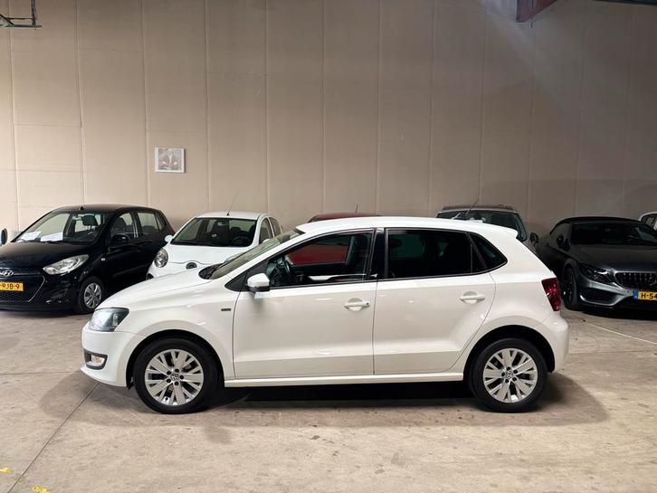 Automaat Volkswagen Polo 1.4 16V 63KW DSG 2014 Wit, Auto's, Volkswagen, Bedrijf, Polo, ABS, Airbags, Airconditioning, Android Auto