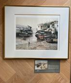 Aquarel van Pap Chen - Ingelijst Kunstwerk uit China, Ophalen