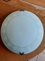 Plafonniere van glas, Huis en Inrichting, Lampen | Plafondlampen, Ophalen, Zo goed als nieuw, Glas