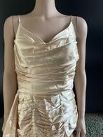 Lange Feestjurk, galajurk, maat 38/40/42, Kleding | Dames, Gelegenheidskleding, Maat 38/40 (M), Galajurk, Beige, Nieuw