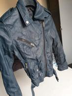 Prachtige gratis leren jas (Dames), Kleding | Dames, Jassen | Winter, Ophalen, Gedragen, Maat 36 (S), Zwart