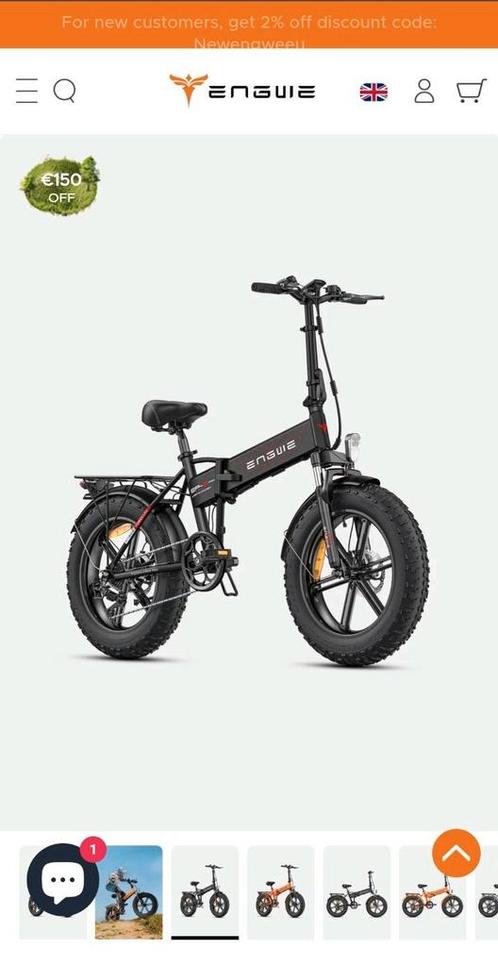 Engwe E-bike EP2 Pro in nieuwstaat, goede accu!, Fietsen en Brommers, Elektrische fietsen, Zo goed als nieuw, Overige merken, Ophalen of Verzenden