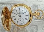 18k gouden zakhorloge met minuten repetitie slagwek, Zakhorloge, Ophalen, Overige merken, Goud
