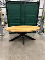Eettafel ovaal 180x100, Huis en Inrichting, Tafels | Eettafels, Ophalen, 100 tot 150 cm, Nieuw, Vijf personen of meer