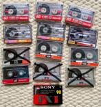 11x (als) nieuw TDK Sony Maxell 60 90 120 cassettebandjes, 2 t/m 25 bandjes, Zo goed als nieuw, Nvt, TDK, Maxell, Sony