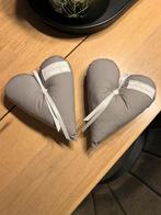 2 hartvormige kussens, Nieuw, Grijs, Hartvormig, Ophalen of Verzenden