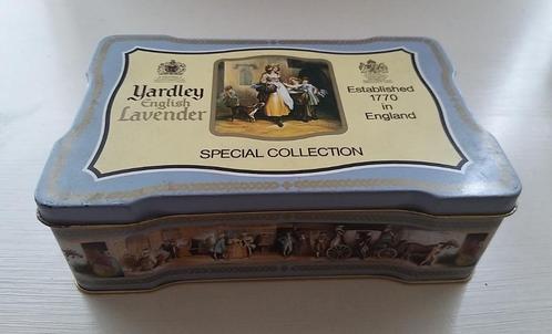 Yardley vintage lavender zeep blik, Verzamelen, Blikken, Gebruikt, Ophalen of Verzenden