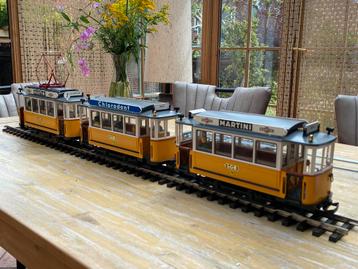 Prachtige LGB drie-delige tramset uit 1979 beschikbaar voor biedingen