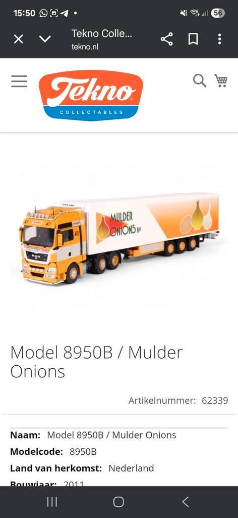 Gezocht : Traveo MAN en DAF 95 met trailer van Mulder Union, Hobby en Vrije tijd, Modelauto's | 1:50, Zo goed als nieuw, Bus of Vrachtwagen