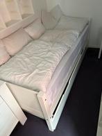 Bed en bureau ikea T.E.A.B., 90 cm, Eenpersoons, Wit, Ophalen of Verzenden