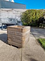Houten Plantenbak 40x40x40cm, Tuin en Terras, Bloembakken en Plantenbakken, Ophalen, Tuin, Gebruikt, Minder dan 60 cm