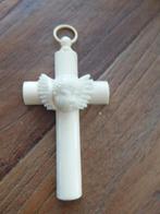 2 celluliod wieg-kruisjes met engelenkopjes, Ophalen of Verzenden, Overige typen