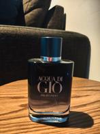 Aqua di Gio Profondo Parfum 90% vol 100ml, Sieraden, Tassen en Uiterlijk, Uiterlijk | Parfum, Ophalen of Verzenden, Zo goed als nieuw