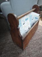 prachtige antieke FRANSE HOUTEN GEREEDSCHAPSKIST/LECTUURMAND, Ophalen of Verzenden