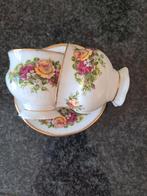 2 zgan kop en schotel, Ophalen of Verzenden, Zo goed als nieuw, Overige stijlen, Kop(pen) en/of Schotel(s)