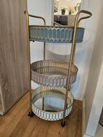Stylish Metal Bar Cart / Serving Trolley, Ophalen, Zo goed als nieuw