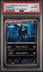 Umbreon [1st edition] PSA 10 (BW4 042) Dark Rush, Ophalen of Verzenden, Zo goed als nieuw