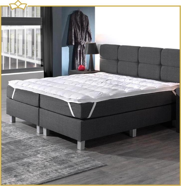 3D air topper - 80x200 cm - luxe topdekmatras - Wit, Huis en Inrichting, Slaapkamer | Matrassen en Bedbodems, Zo goed als nieuw