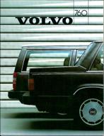 Brochure Volvo 760 1986, Ophalen of Verzenden, Gelezen, Volvo