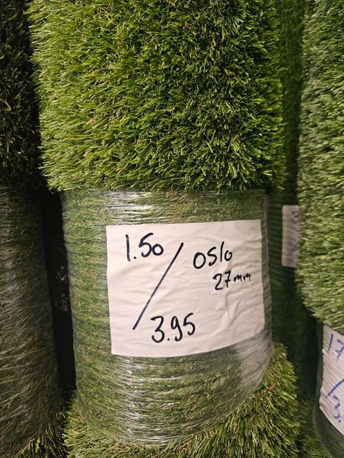 Kunstgras coupon oslo 27mm 1.50 x 3.95 nu €50,-, Tuin en Terras, Gras en Kunstgras, Nieuw, 20 m² of meer, Ophalen of Verzenden