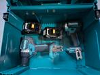 Makita accuboormachine + slagschroevendraaier 18v, Doe-het-zelf en Verbouw, Gereedschap | Boormachines, Ophalen of Verzenden, Gebruikt