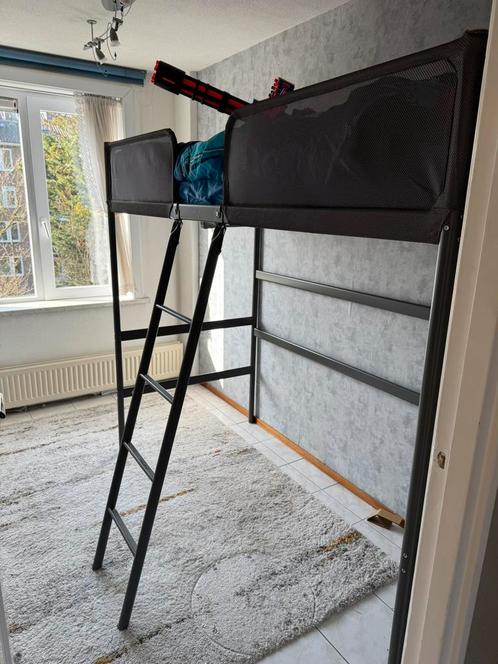 IKEA Tuffing loft bed with mattress, Huis en Inrichting, Slaapkamer | Stapelbedden en Hoogslapers, Nieuw, Stapelbed, 200 cm, Tweepersoons