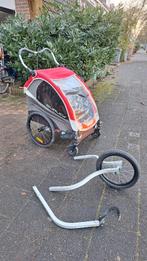 Fietskar Burley D'Lite X Double, Gebruikt, Opvouwbaar, Kinderkar, 40 tot 60 kg