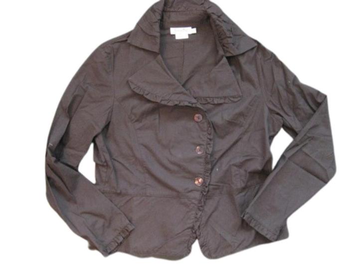 Antonelle bruine blouse, jasje, maat 40-42, Kleding | Dames, Jasjes, Kostuums en Pakken, Zo goed als nieuw, Jasje, Maat 38/40 (M)