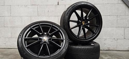21" 20" Porsche 911 992 orig velgen Michelin winterbanden, Auto-onderdelen, Banden en Velgen, Banden en Velgen, Winterbanden, 21 inch