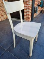 Set van 4 keukenstoelen, Huis en Inrichting, Ophalen, Gebruikt, Wit, Landelijk