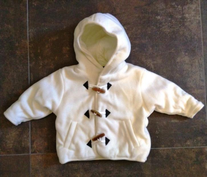 Babyjasje wit, Kinderen en Baby's, Babykleding | Maat 62, Zo goed als nieuw, Jongetje of Meisje, Jasje, Ophalen