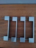 4 stuks Kast Handgreep Mat Chroom, Minder dan 50 cm, Ophalen of Verzenden, Zo goed als nieuw, Minder dan 25 cm