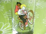 Glas Sjors en Sjimmie op de fiets - De Boer Big Balloon, Ophalen of Verzenden, Overige figuren, Zo goed als nieuw, Overige typen