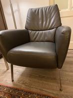 Prominent stoel E-101, Huis en Inrichting, Fauteuils, Ophalen, Zo goed als nieuw, Modern, Leer