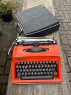 Typemachine oranje Adler Contessa de luxe jaren 70 €27,50, Ophalen of Verzenden, Gebruikt