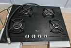 Whirlpool gas kookplaat, Ophalen, Gebruikt, 4 kookzones, Gas
