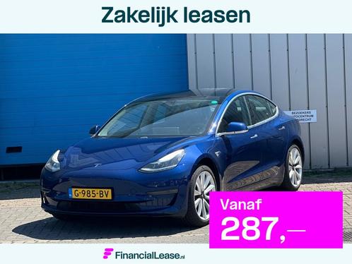Tesla Model 3 Long Range AWD 75 kWh DUAL MOTOR AUTOPILOT, Auto's, Tesla, Bedrijf, Lease, Financial lease, Model 3, ABS, Airbags