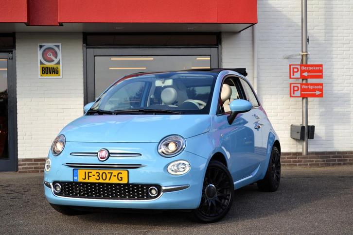 Fiat 500C 0.9 TwinAir Turbo Lounge, Cabrio, Airco, 43.000 km, Auto's, Fiat, Bedrijf, Te koop, 500C, ABS, Airbags, Airconditioning